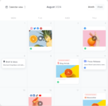 calendar view