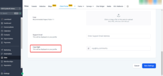client portal