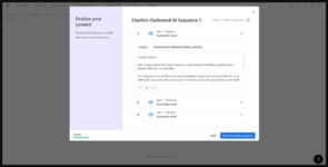 finalize your content