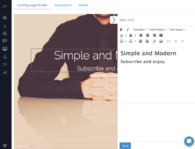 landing page builder