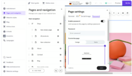 page setting