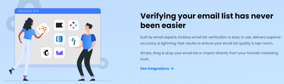 15 Email List Cleaning & Validation Tools we Tested (2026) 8 Kickbox verification results