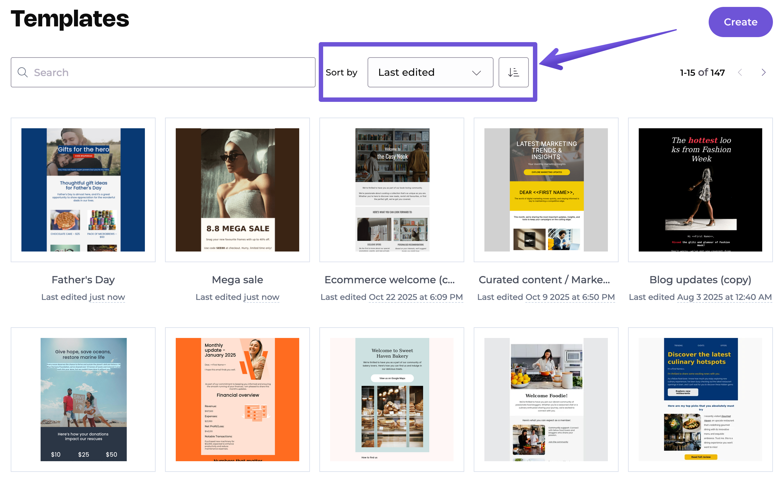 EmailOctopus templates