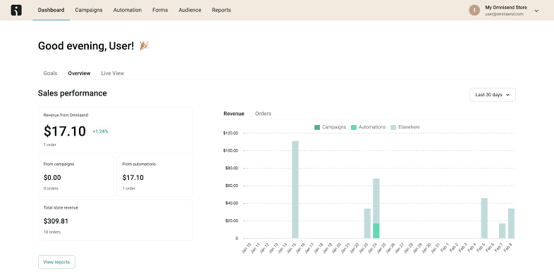 Omnisend ecommerce report